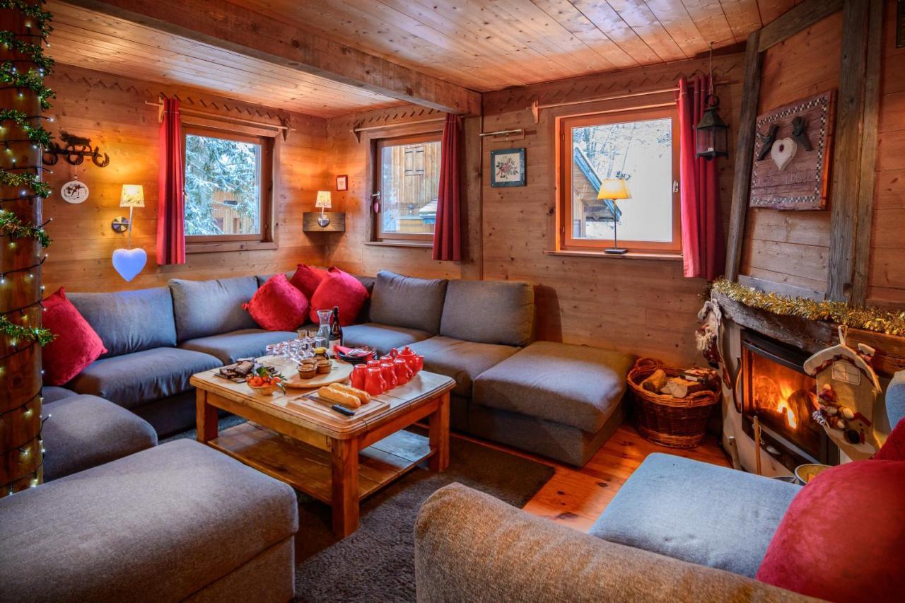 Chalet Cote Coeur, La Tania, With Outdoor Hot Tub And 7 Ensuite Rooms Zewnętrze zdjęcie